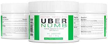Uber Numb Topical Anesthetic Cream With Vitamin E
