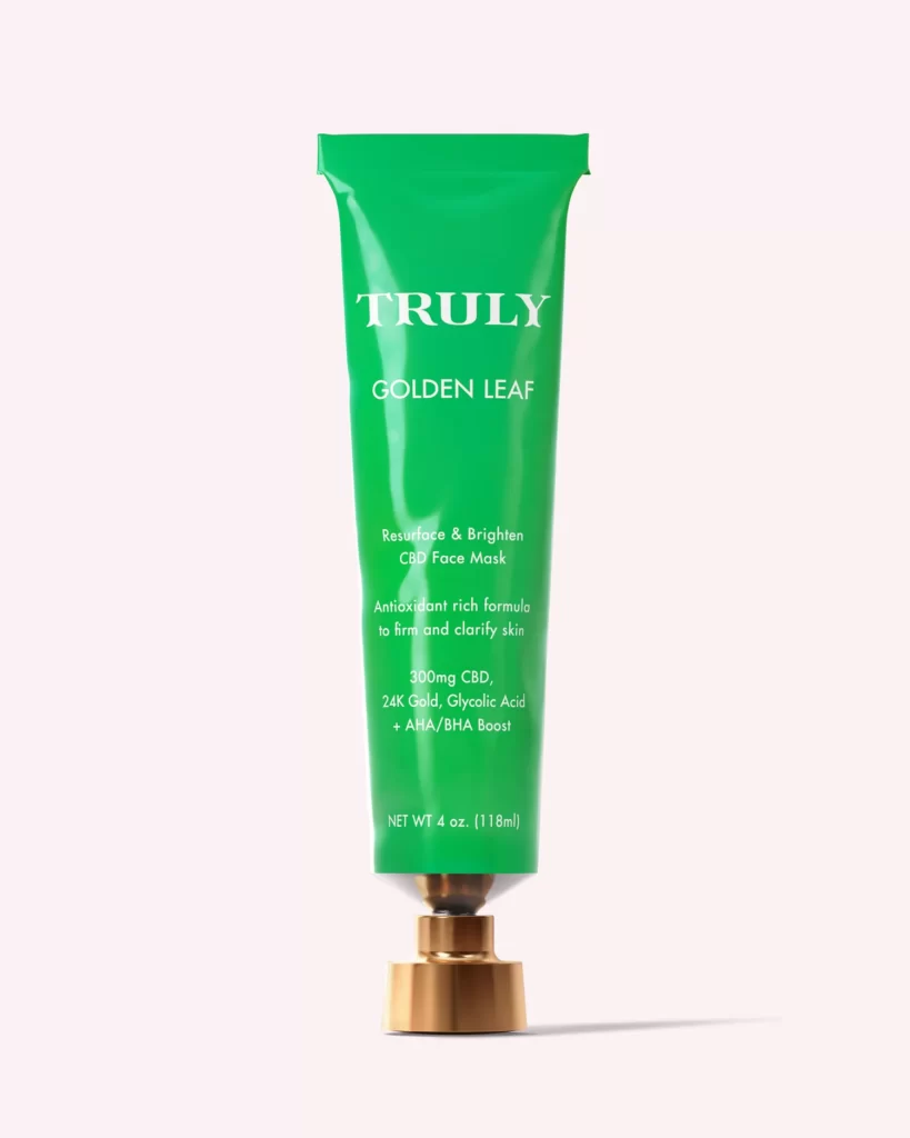 Truly Beauty Golden Leaf Resurface & Brighten Face Mask